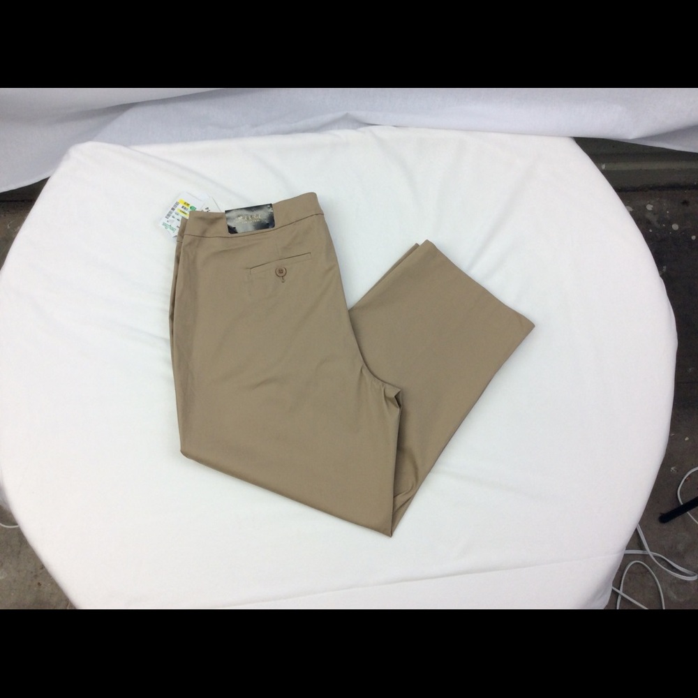Peck and Peck Collection Tan Pants NWT - Picture 3 of 7